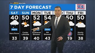 Chicago First Alert Weather: Rain and snow mix for Saturday