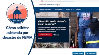 Cómo solicitar asistencia por desastre de FEMA