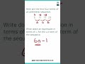 Mastering Sequences GCSE Maths #shorts #maths #mathshorts #youtubeshorts #trending #study