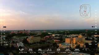 DJI Phantom Vision 2 Plus with Flytrex Core over Shreveport