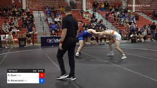 92 Kg Prelims - Rocky Elam, Tiger Style Wrestling Club Vs Nino Bonaccorsi, Pittsburgh Wrestling Cl