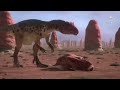 Planet Dinosaur - Saurophaganax steals an Allosaurus kill
