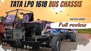 TATA LPO 1618 CHASSIS BS6 FULL REVIEW | TATA CHASSIS BS6 |NEW SHREENATH COACH BUS BODY BUILDERS