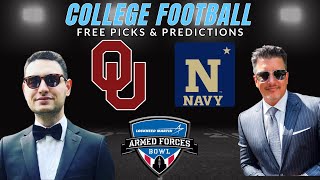 College Football Free Pick - Oklahoma vs Navy - Friday 12/27/24 | Winners and Whiners