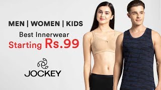 Best Innerwear Starting as low as 99 Jockey India