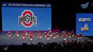 THE OHIO STATE UNIVERSITY 2025 UDA COLLEGE NATIONALS Pom Finals