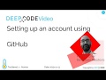 Setting up DeepCode using GitHub