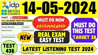 IELTS Listening Practice Test 2024 with Answers | 14.05.2024 | Test No - 439