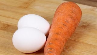 I combined carrots and eggs and the result is impressive!