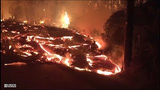 Kīlauea Volcano — Pāhoehoe Flows on Kaupili Street