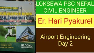 AIRPORT ENGINEERING - Day 2  LOKSEWA PSC NEPAL