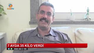 7 AYDA 35 KİLO VERDİ