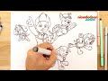 1, 2, 3… Coloriage ! | La Pat'Patrouille : en action | Episode entier | NICKELODEON JUNIOR