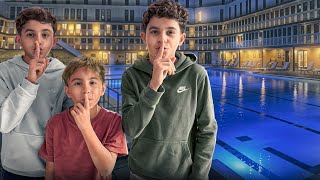 ILS FUGUENT EN PLEINE NUIT POUR ALLER À LA PISCINE !