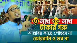 যে কারনে ৩ লাখ ৫০ লাখ টাকার কোরবানি হবে না |আনিসুর রহমান আশরাফী Anisur Rahman Ashrafi New waz