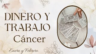 CÁNCER♋ TAROT DINERO💰 Y TRABAJO🔝 – ENERO Y FEBRERO 2025 - TAROT TORTUGA🐢