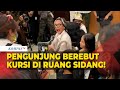 Momen Pengunjung Adu Mulut Saling Berebut Tempat Duduk saat Hadiri Sidang Richard Eliezer