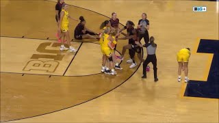 😲 PUNCHES Thrown, 2 Players EJECTED In HEATED Moment Fighting For Loose Ball | Michigan vs Maryland