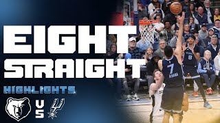 Memphis Grizzlies vs. San Antonio Spurs Highlights | 01.11.23