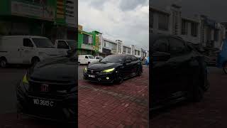 Black civic 10 generation modified track car #civicfc #fc #civictyper #hondacivic #malaysia #typer