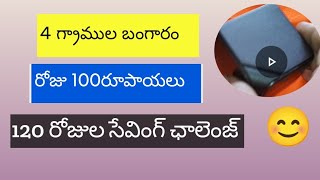 # నా 120 రోజుల పొదుపుతో నేను తీసుకున్న నాలుగు గ్రాముల బంగారం