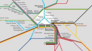 Manchester Rail Map - the design evolves