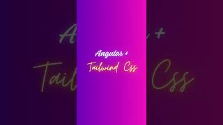 Angular + Tailwind CSS Tutorial 2025– Coming Soon #1million #angular #tailwindcss