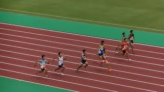 20190727福岡県中学陸上 2年男子100m決勝