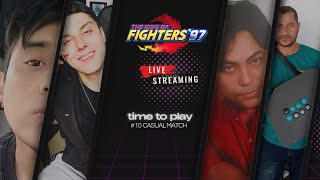 KOF 97 #10 LIVE [Última Casual Match] John-Yagami vs Mansano + Gaizero vs Itachi