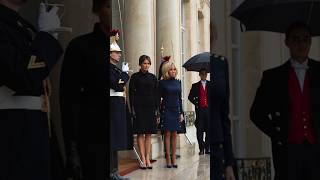 Impressive: First Lady Melania Trump and First Lady Brigitte Macron of France.