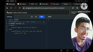Lottery Game using python.Full tutorial will be live soon on our 30days python series #python #code