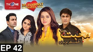 Mohabbat Humsafar Meri | Episode 42 | TV One Drama | 20th December 2016