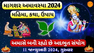 11 જાન્યુઆરી 2024, માગશર અમાવસ્યા || મહાત્મય, કથા, ઉપાય || એક અદભૂત સંયોગ | Magshar amavasya 2024