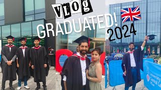 GRADUATION VLOG 2024🎓,My Husband Graduates University! UCLan in Preston UK 🇬🇧