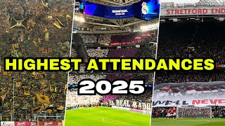 Top 20 Highest Average Attendances in 2024