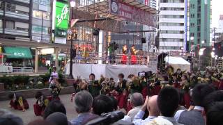 2014 東京よさこい前夜祭 千葉工業大学よさこいソーラン風神 「覇十楽」 西口駅前広場（メイン）