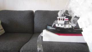 Unboxing richardson rc tugboat and test