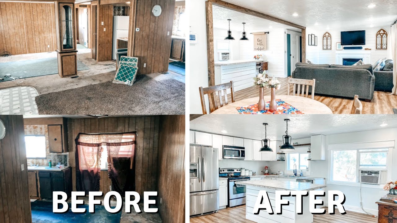 Remodeling Single Wide Mobile Home Kitchen | Besto Blog