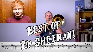 Ed Sheeran Medley - Easy Trombone Play Along