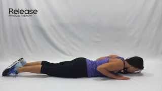 Prone Press-Up McKenzie Exercise for Low Back \u0026 Core