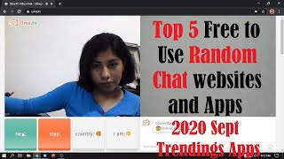 Top 5 Random Video Chat Apps and Websites 2025 | FREE to use Random Chat Apps