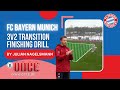 FC Bayern Munich - 3v2 transition finishing drill by Julian Nagelsmann