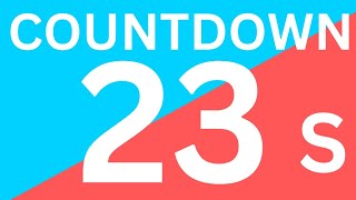 23 seconds timer ⌛ (twenty three seconds timer ⏳)