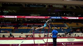 MILLOUSI Vasiliki (GRE) - 2018 Artistic Worlds, Doha (QAT) - Qualifications Uneven Bars