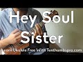 Hey Soul Sister - Train-  Ukulele Tutorial - Learn Ukuele Songs w/Play-A-Long and Strum Pattern