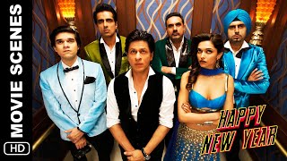 Not A Word Guys | Happy New Year Scenes | Shah Rukh Khan, Deepika Padukone