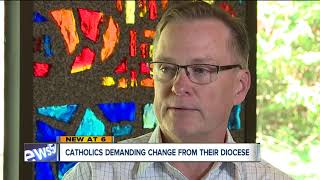 Parishioners of Aurora Catholic church call for change from diocese in wake of PA sex abuse scandal