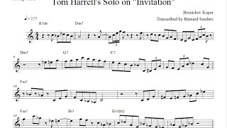 Tom Harrell's Trumpet Solo On \