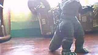 Godzilla kills Optimus Prime