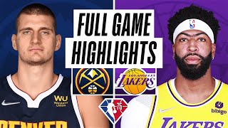 NUGGETS at LAKERS | FULL GAME HIGHLIGHTS | April 3, 2022